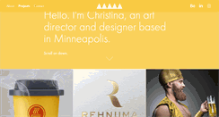 Desktop Screenshot of christinavang.com