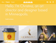 Tablet Screenshot of christinavang.com